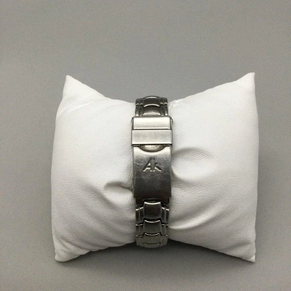 Anne Klein Swiss Womens Watch 27mm White Dial Red Bezel New Battery 6